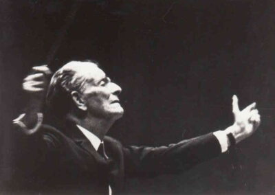 Frank Martin conducting the Notre Père of In Terra Pax. Tel Aviv 1971