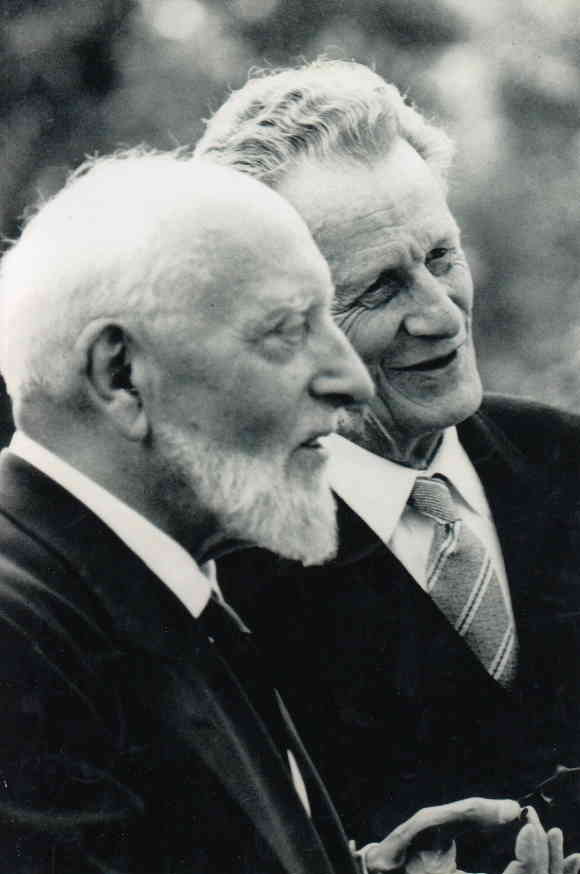 Ernest Ansermet et Frank Martin, Genève 1962, Cliquer sur la photo pour voir l'original et ses références