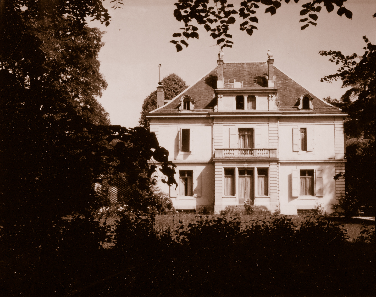 The paternal house of Frank Martin. Malagnou 67, Geneva